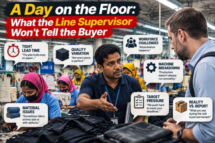 A Day on the Floor What the Line Supervisor WonotTell the Buyer