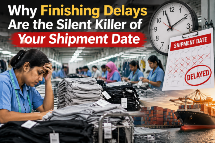 Finishing Delays Are the Silent Killer of Your Shipment Date