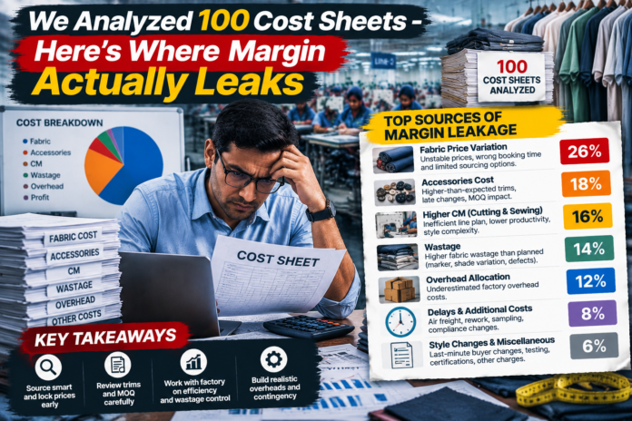 We Analyzed 100 Cost Sheets - Here is Where Margin Actually Leaks