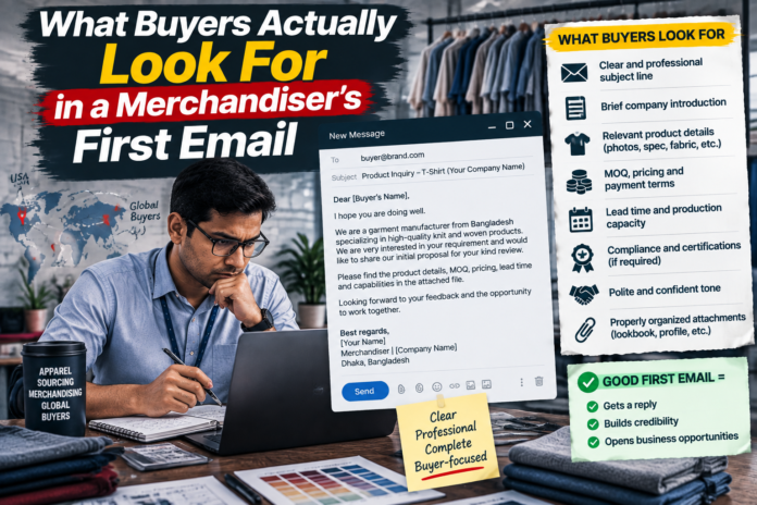 What Buyers Actually Look For in a Merchandisers First Email